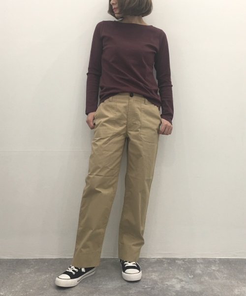 DoCLASSET　ドゥクラッセTシャツ・ボートネック長袖／58cm丈