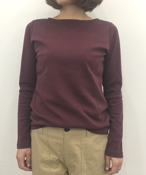 DoCLASSET　ドゥクラッセTシャツ・ボートネック長袖／58cm丈