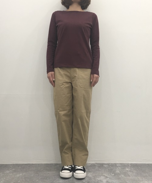 DoCLASSET　ドゥクラッセTシャツ・ボートネック長袖／58cm丈