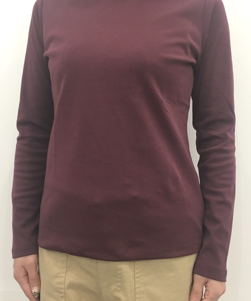 DoCLASSET　ドゥクラッセTシャツ・ボートネック長袖／58cm丈