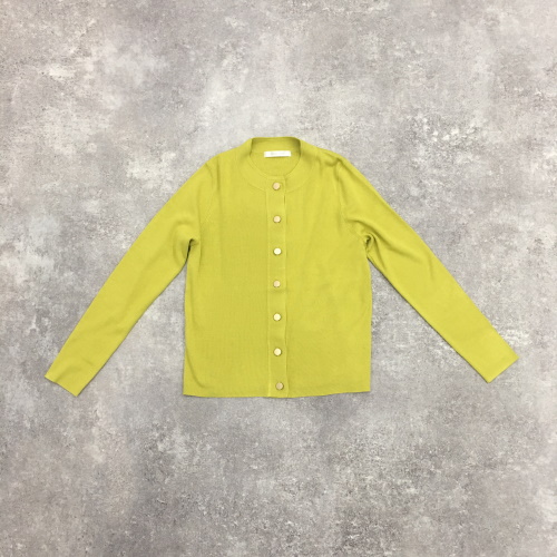 DoCLASSE シルクフィール・クルーネックカーディガン