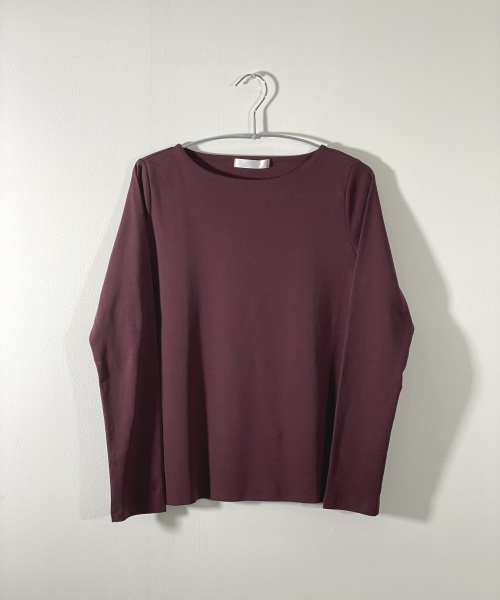 DoCLASSET　ドゥクラッセTシャツ・ボートネック長袖／58cm丈