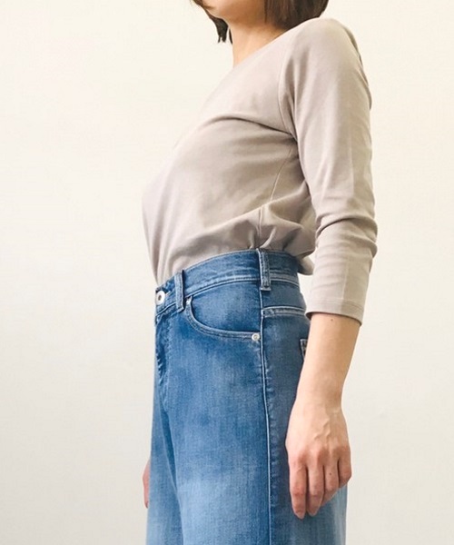 DoCLASSE　ドゥクラッセＴシャツ・クルーネック7分袖