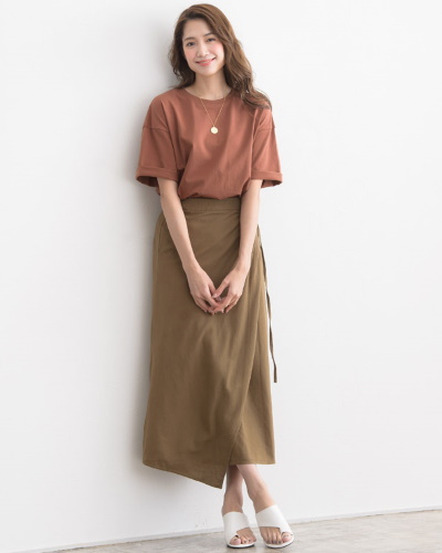 Pierrot綿麻ラップスカート2,990円