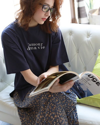 REAL CUBEオーバーサイズオーガニックコットンTシャツ3,500円