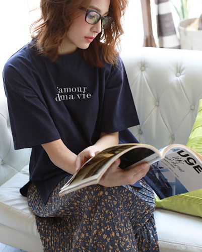 REAL CUBEオーバーサイズオーガニックコットンTシャツ3,500円