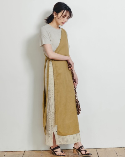 Re:EDITワンショルダーレイヤードワンピース3,192円