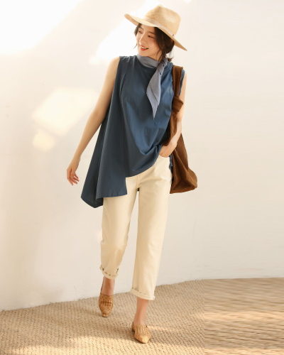 SAISON DE PAPILLONノースリーブクルーネックカットソー1,980円