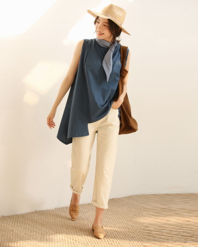 SAISON DE PAPILLONノースリーブクルーネックカットソー1,980円