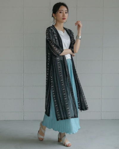 Bou Jeloudチュールレース刺繍カーディガン3,773円