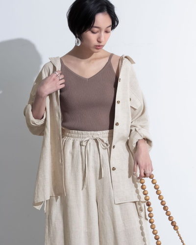 DoCLASSEシルキーコットン・ロングカーディガン5,990円