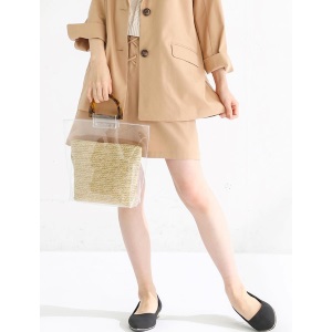 HoneysＰＶＣポーチ付トート2,280円