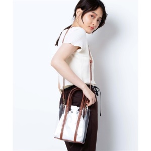 WEGO巾着付きクリアショルダーバッグ3,299円