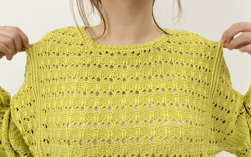 REAL CUBE フリンジデザインニットセットアップ　3,300円