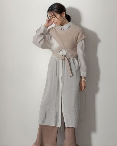 2020年30代女性の春夏トレンドファッション・ジレ・ベスト