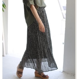 REAL CUBE・アニマル柄プリーツスカート/5,293円