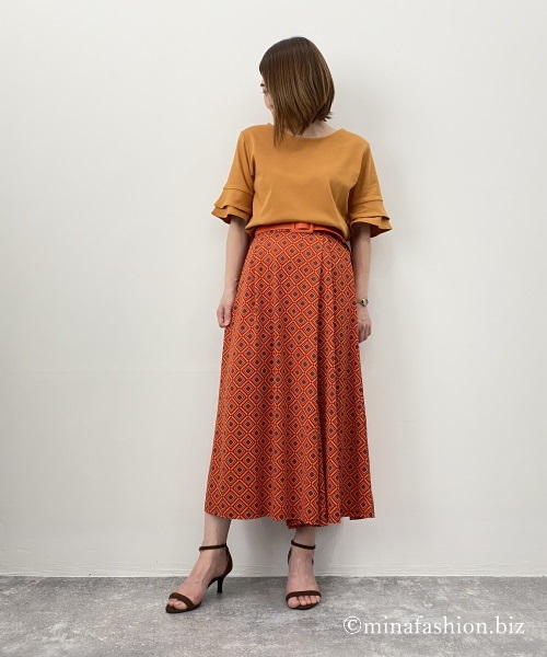 UVスラブ・スカートライクパンツ／マルチ