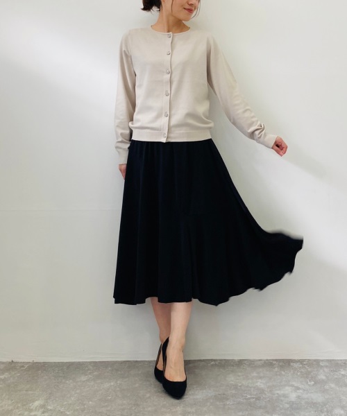 DoCLASSE　シルフィア・ビジューボタンカーディガン