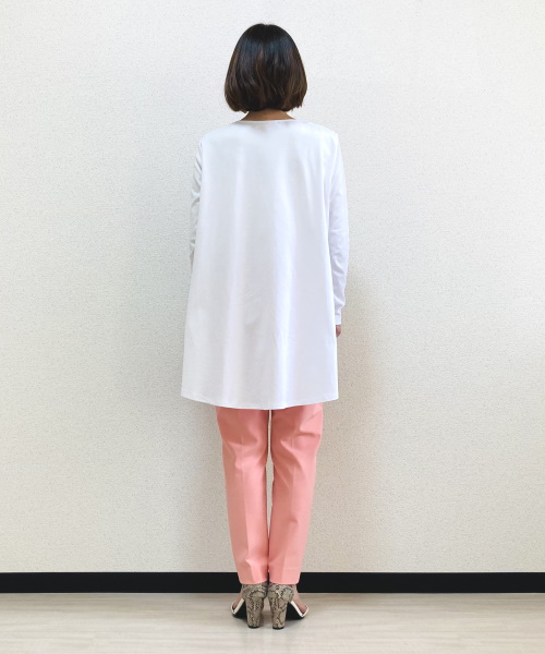 DoCLASSE　ドゥクラッセTシャツ・ペプラムボートネック