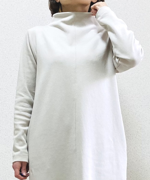 DoCLASSE　接結ストレッチ・スリットワンピース