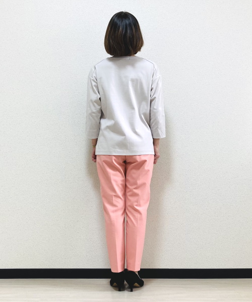 DoCLASSE　ドゥクラッセTシャツ・抜け感Vネック7分袖