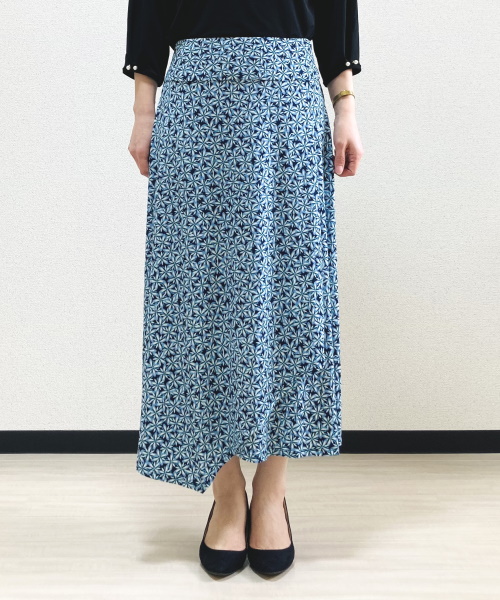 DoCLASSE　ドレープジャージー・ランダムヘムスカート