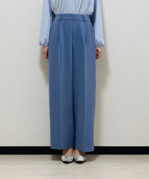 DoCLASSE　エアリージョーゼット・ワイドストレート63cm