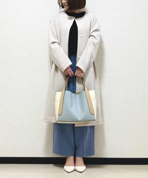 DoCLASSE　牛革コンビ　3WAYバッグ