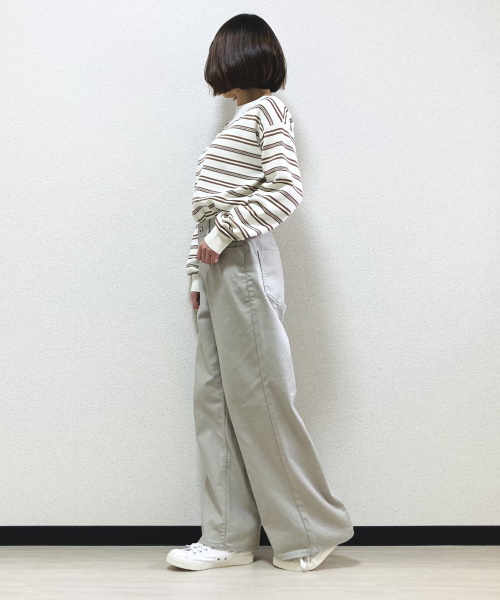 DoCLASSE　甘撚りカラーデニム・ワイドストレート