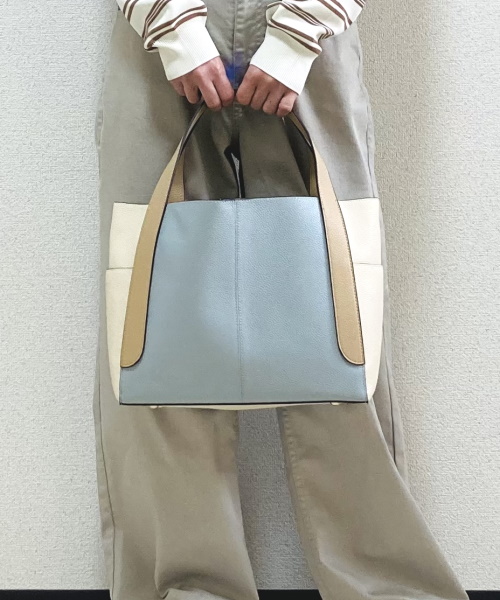 DoCLASSE　牛革コンビ　3WAYバッグ