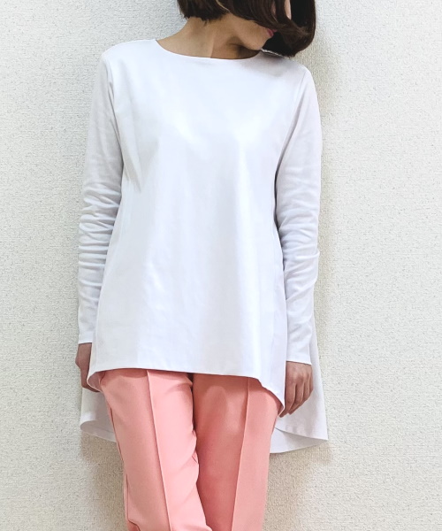 DoCLASSE　ドゥクラッセTシャツ・ペプラムボートネック