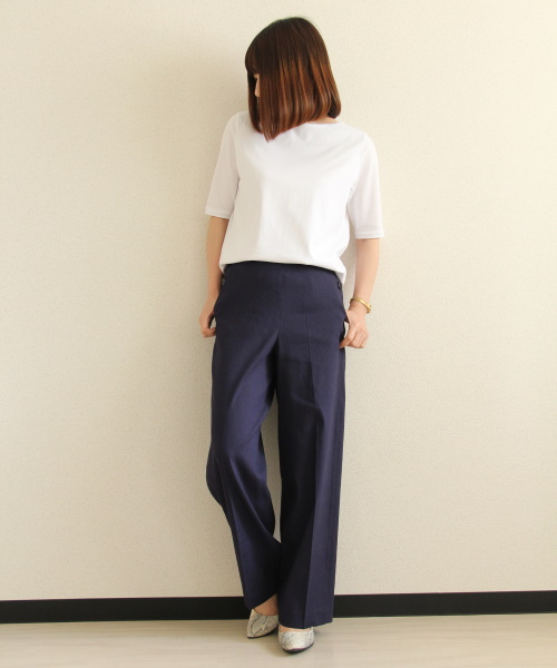 DoCLASSE　ストレッチリネン・スマートワイド　7,689円（税込）