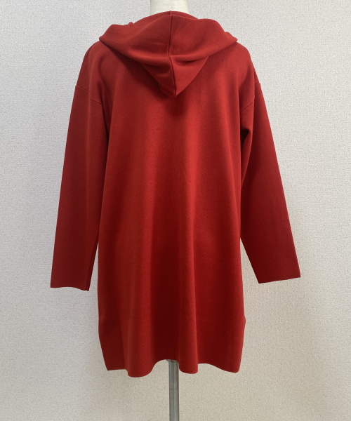 DoCLASSE　リラクシーニット・総針ロングフーディ