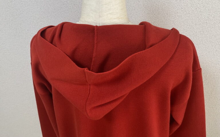 DoCLASSE　リラクシーニット・総針ロングフーディ