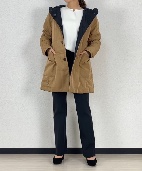 DoCLASSE　マジカルサーモ・グログランフードコート　10,989円（税込）