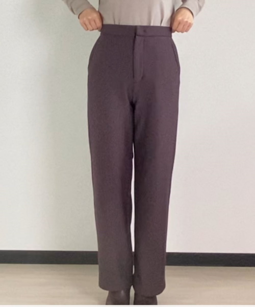 DoCLASSE裏ベロアストレッチ・美脚ストレート／70cm　4,389円（税込）