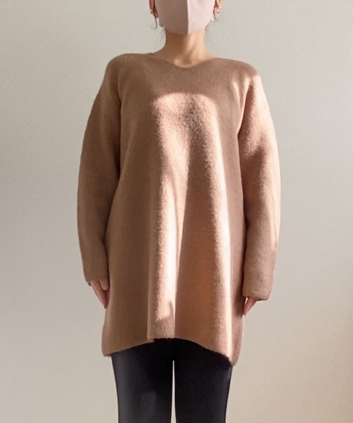 DoCLASSE　フラッフィーニットガーターチュニック