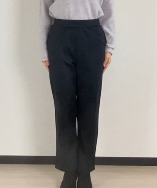 DoCLASSE　ストレッチサーモ・ピンタックストレート63㎝