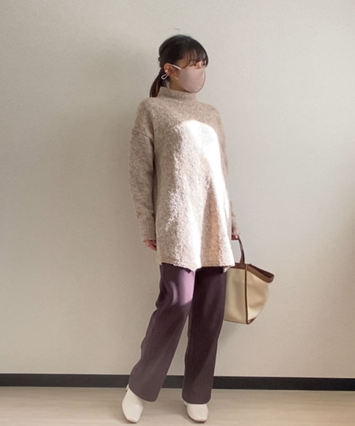 DoCLASSE　ブークレニットハイネックロング