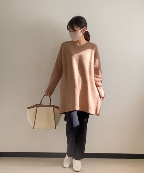 DoCLASSE　フラッフィーニットガーターチュニック