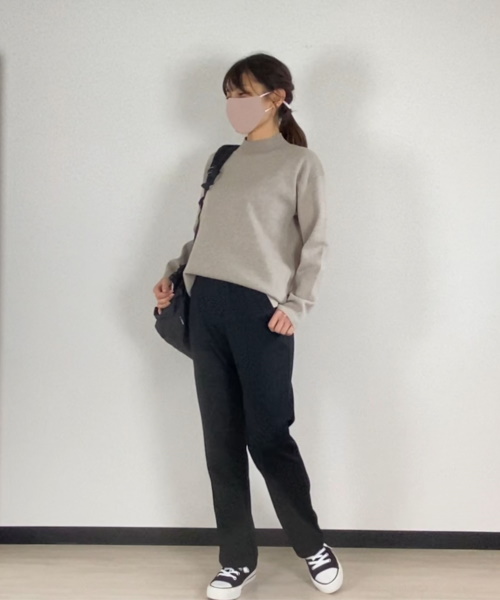 DoCLASSE　ストレッチサーモ・ピンタックストレート63㎝