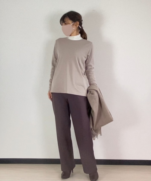 DoCLASSE　ピュアヒートコットン・クルーネック