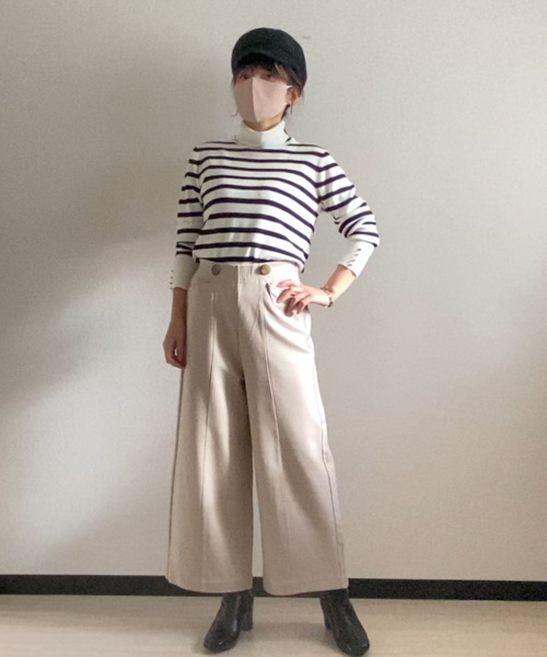 DoCLASSE　総針ニット・エッセンシャルタートル