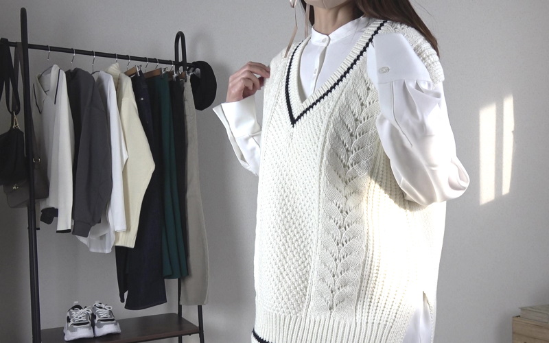 春まで使えるGUアイテムを使った大人可愛いプチプラコーディネート