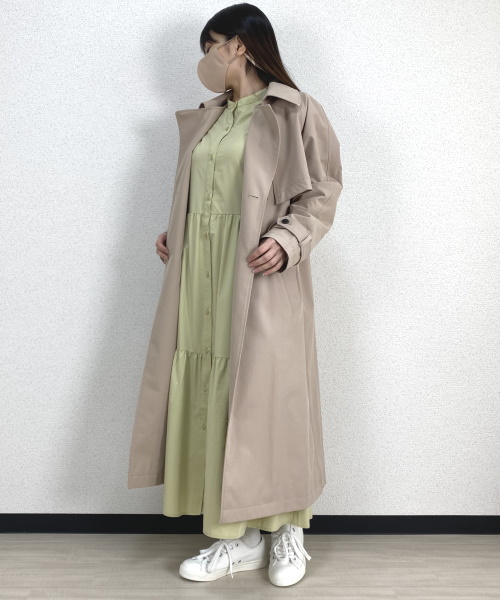 定番のベージュを素敵に着まわし！「トレンチコートを使った技ありコーデ13選」