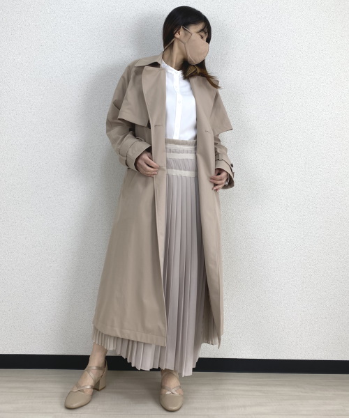 定番のベージュを素敵に着まわし！「トレンチコートを使った技ありコーデ13選」