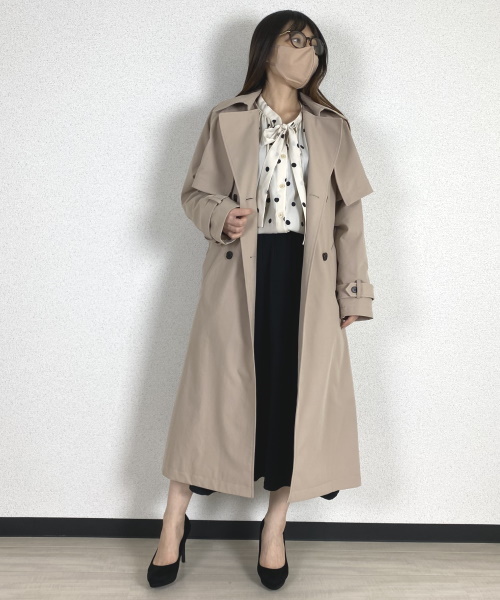 定番のベージュを素敵に着まわし！「トレンチコートを使った技ありコーデ13選」