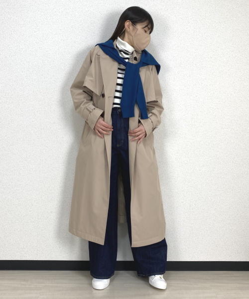 定番のベージュを素敵に着まわし！「トレンチコートを使った技ありコーデ13選」