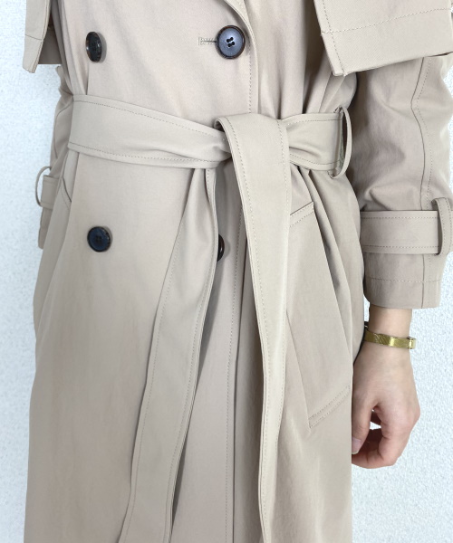 定番のベージュを素敵に着まわし！「トレンチコートを使った技ありコーデ13選」