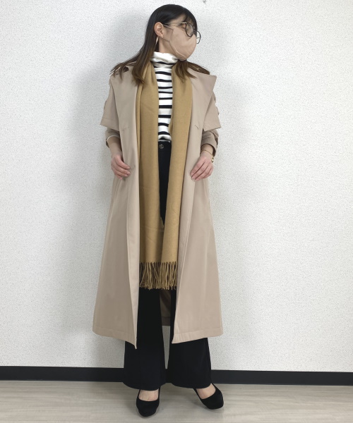 定番のベージュを素敵に着まわし！「トレンチコートを使った技ありコーデ13選」